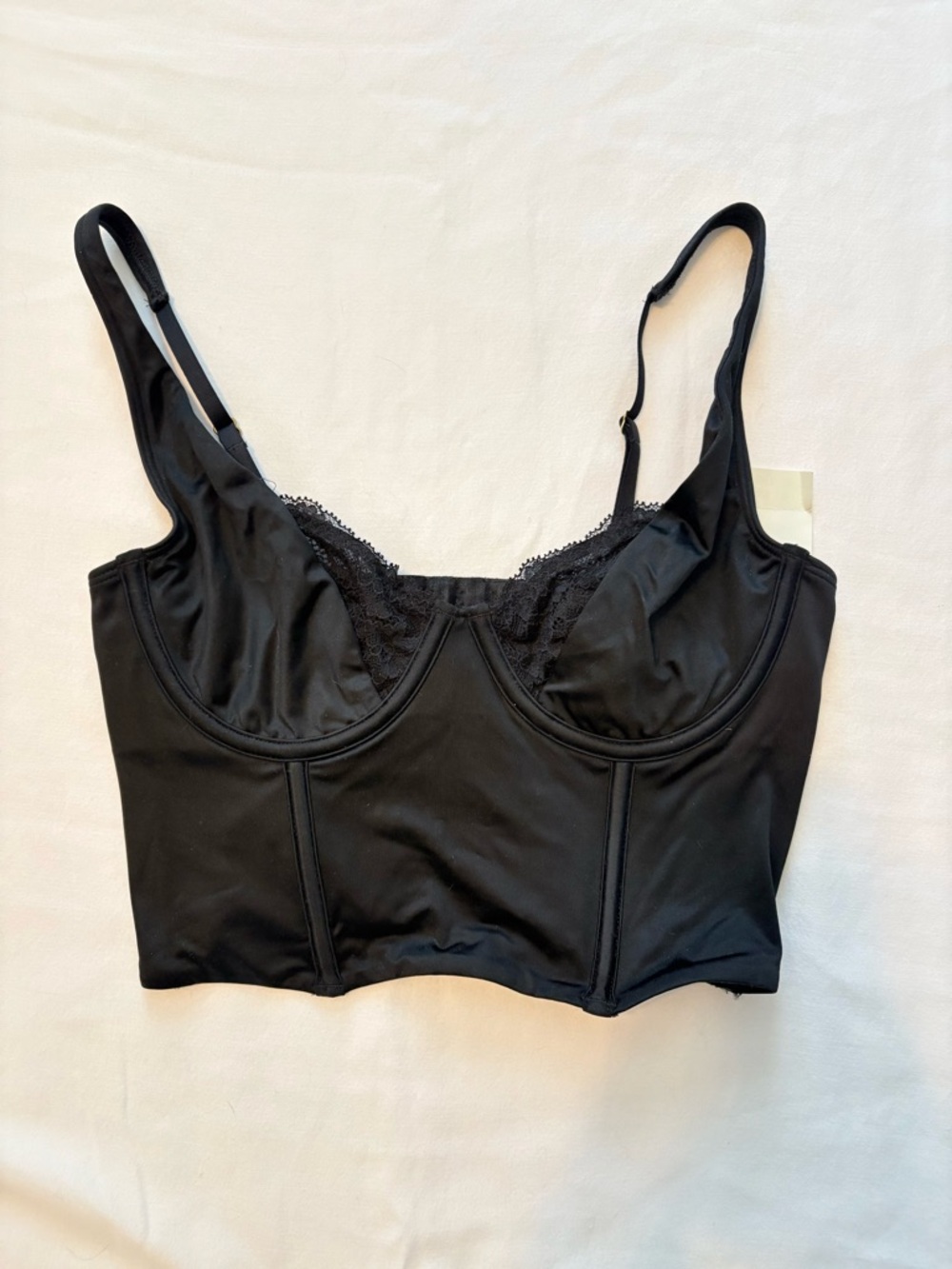 Abercrombie & Fitch Lace and Satin Balconette Corset